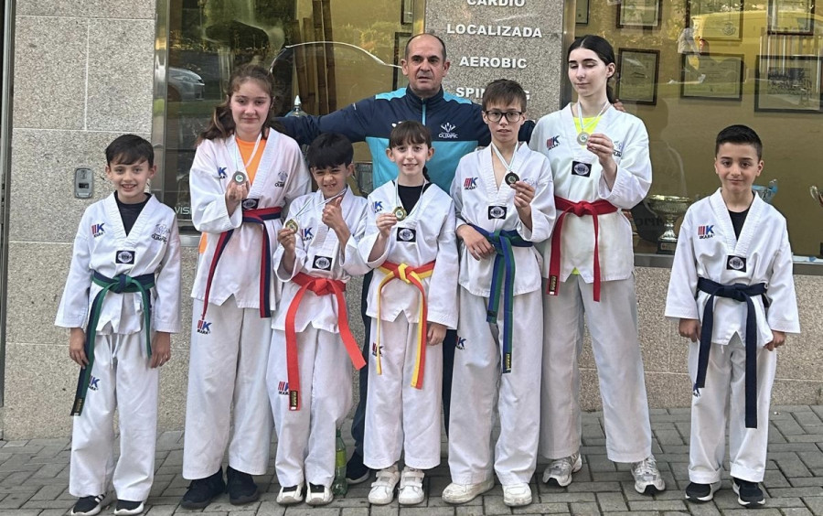 El Club Olimpic logra dos oros y tres bronces en el Autonómico Escolar de combate