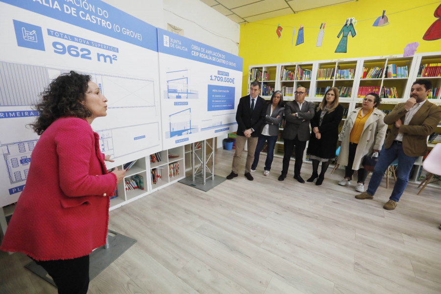 La Xunta licitará en junio la primera fase de la ampliación del colegio Rosalía de Castro