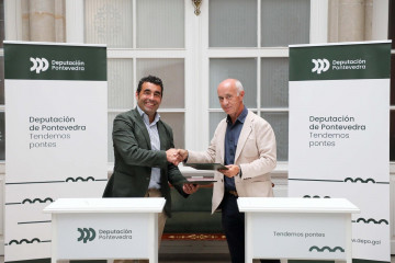 Luis lópez y gonzalo durán firma convenio