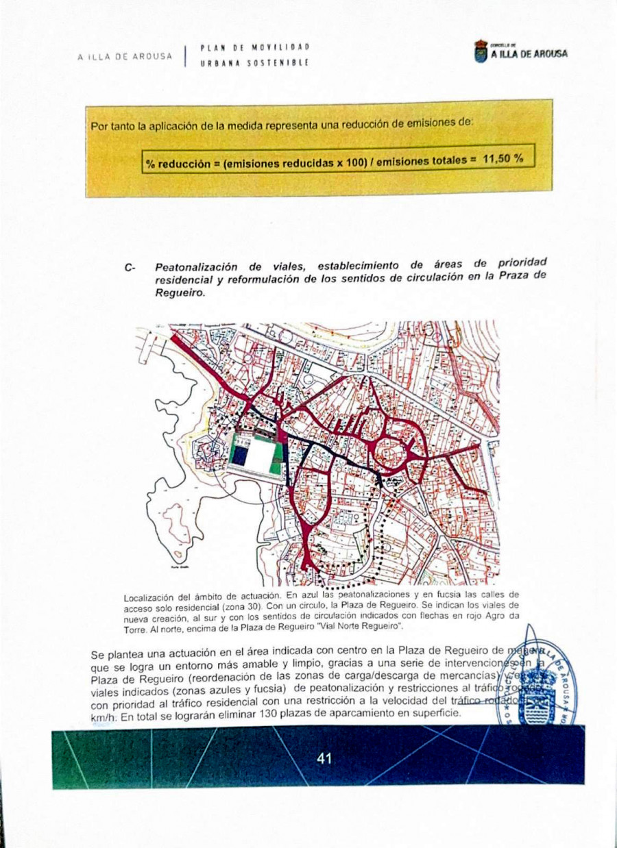 El PSOE publica la zona residencial ya contemplada en el PMUS de 2017 para A Illa