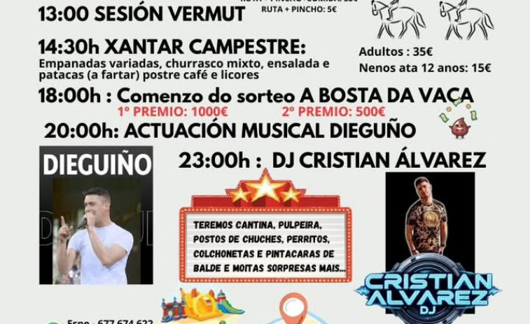 La segunda edición de A Bosta da Vaca y la primera de la Ruta Cabalar se celebrarán en junio