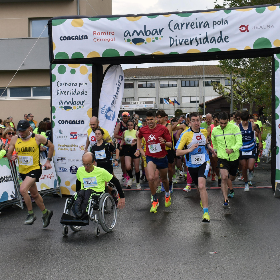 Más de 300 participantes en la XI Carreira pola Diversidade