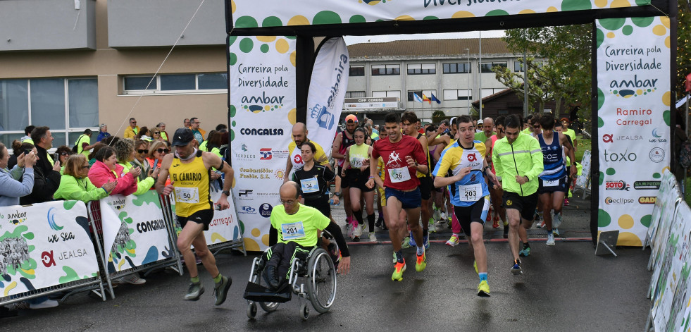 Más de 300 participantes en la XI Carreira pola Diversidade