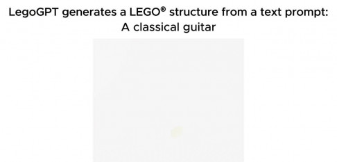 Desarrollan un modelo de IA para la generación de estructuras de Lego estables a partir de lenguaje natural