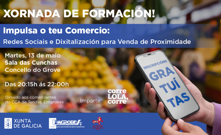 Emgrobes realiza una jornada de formación en redes sociales y digitalización para comercios