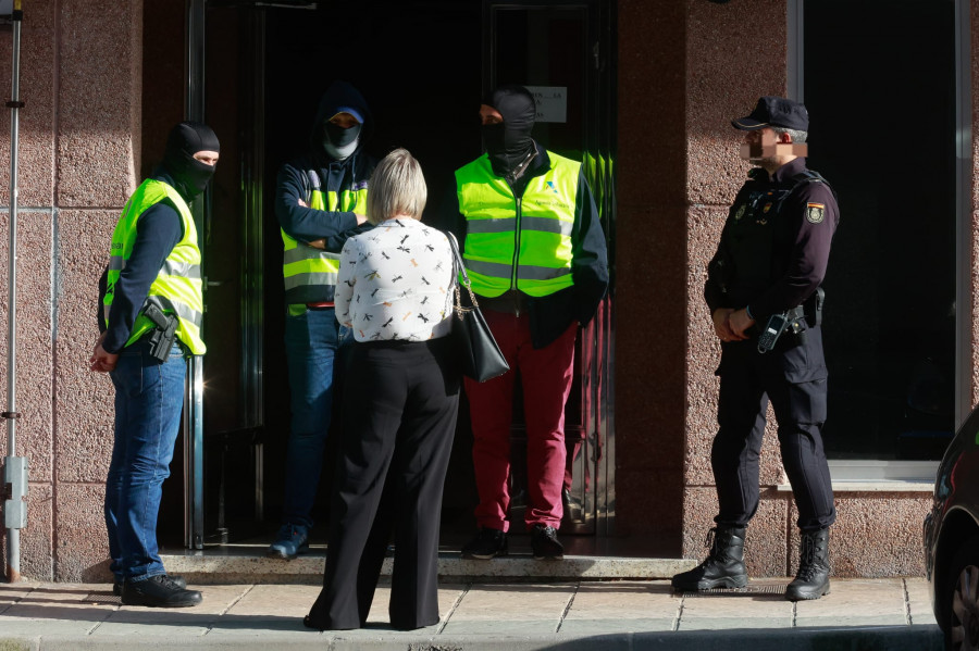 Una operación contra el tráfico de drogas incluye registros en O Piñeiriño y otros puntos de Vilagarcía