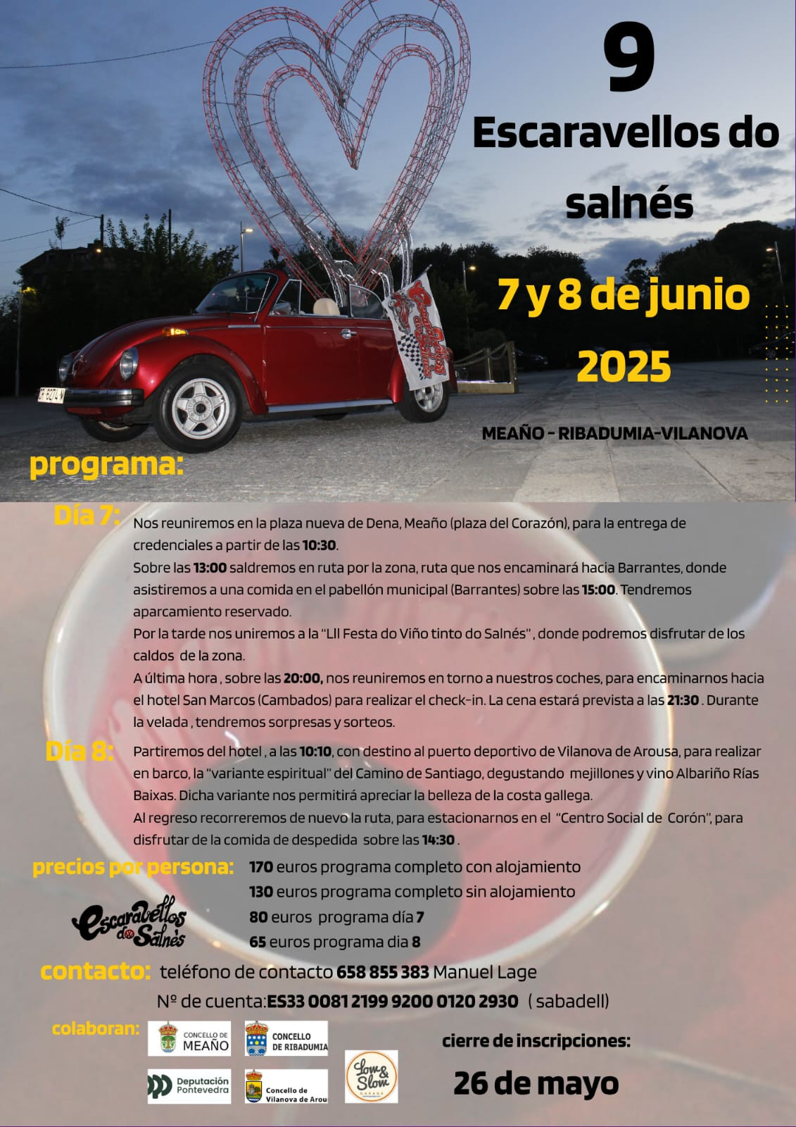 Programa escaravellos salnes 2025