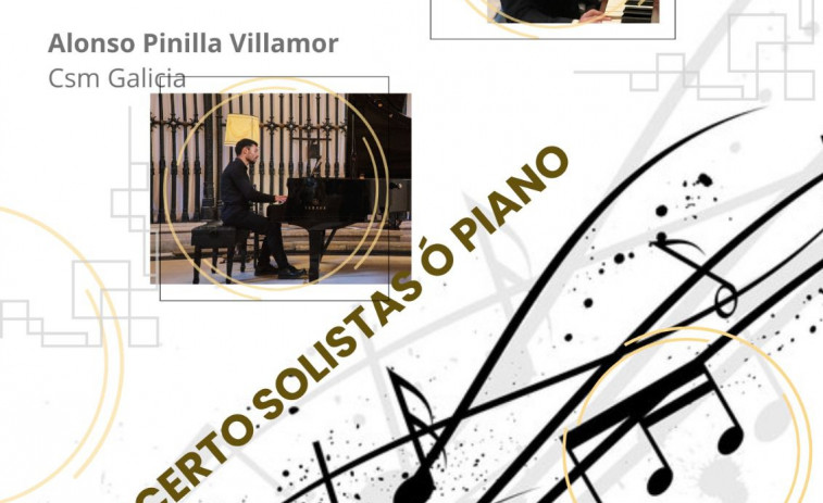El auditorio de Vilanova acogerá un recital de piano con un repertorio del Barroco al siglo XX