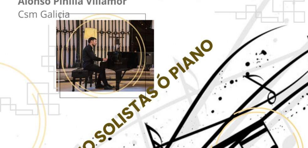 El auditorio de Vilanova acogerá un recital de piano con un repertorio del Barroco al siglo XX