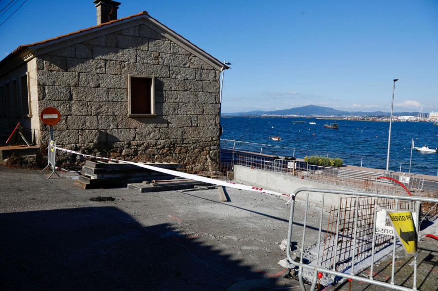 A Illa comienza la construcción del nuevo mirador en el paseo de O Naval, con fondos europeos