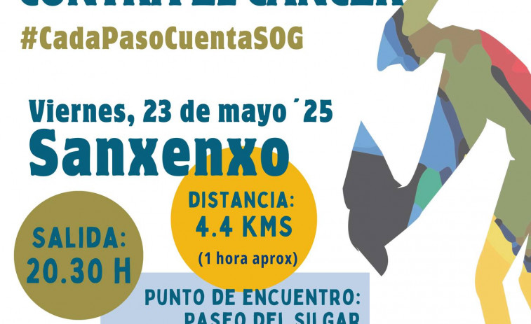 AECC fai un paseo saudable no marco da XXXVI Reunión Anual en Sanxenxo convocada pola SOG