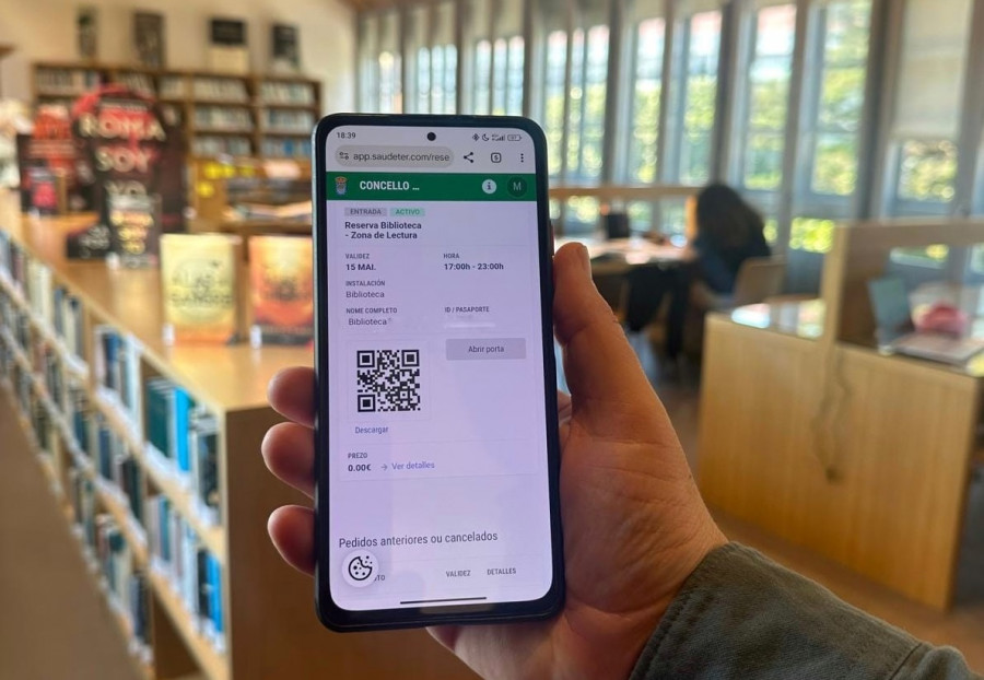 A app de acceso intelixente da biblioteca de A Illa supera os cen usuarios e empregarase no local da mocidade