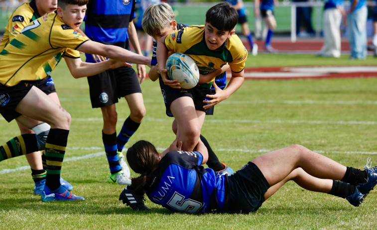 El Vigo Rugby triunfa en Vilagarcía en las finales de la Copa Xunta de Galicia