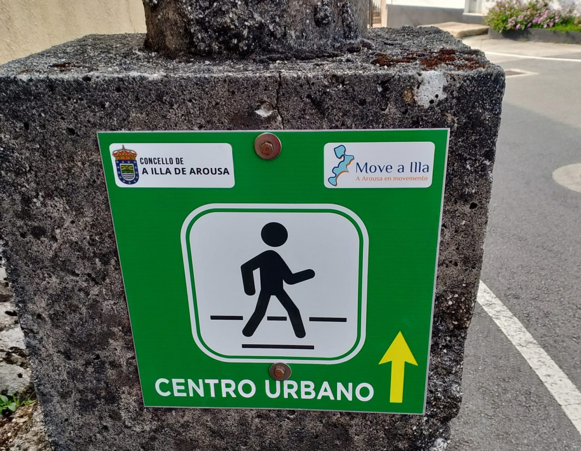 Seu00f1ales peatones a illa
