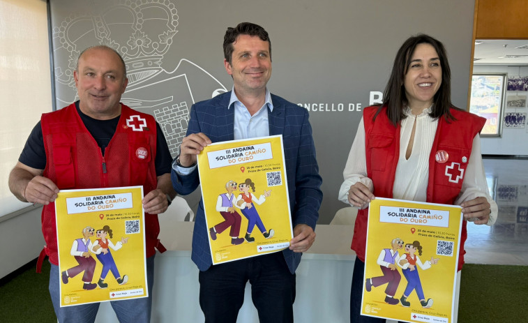 Boiro y Cruz Vermella se unen para organizar ‘Camiño do Ouro’, una ruta solidaria el 25 de mayo