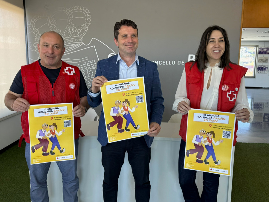 Boiro y Cruz Vermella se unen para organizar ‘Camiño do Ouro’, una ruta solidaria el 25 de mayo