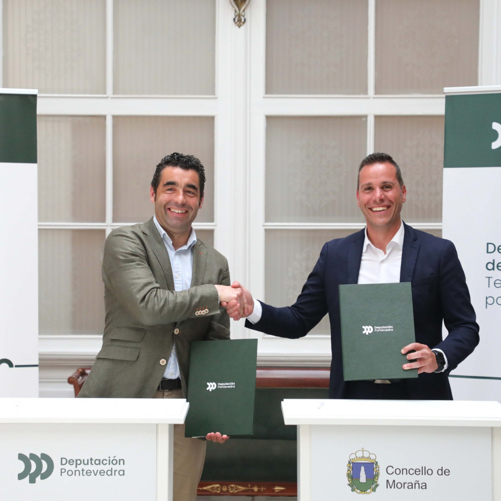 La Diputación dota a Moraña de 383.000 euros para reordenar  la Carballeira de Santa Lucía