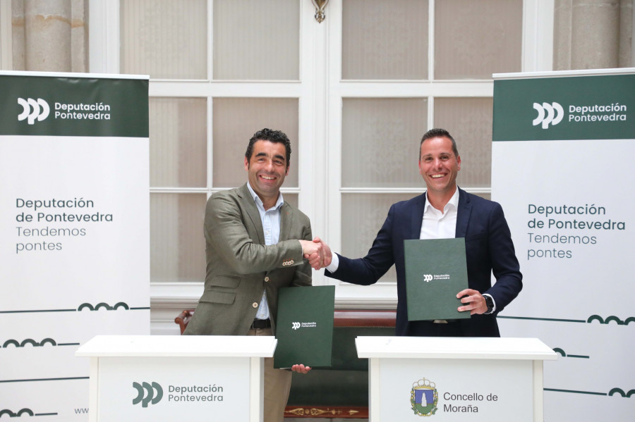 La Diputación dota a Moraña de 383.000 euros para reordenar  la Carballeira de Santa Lucía