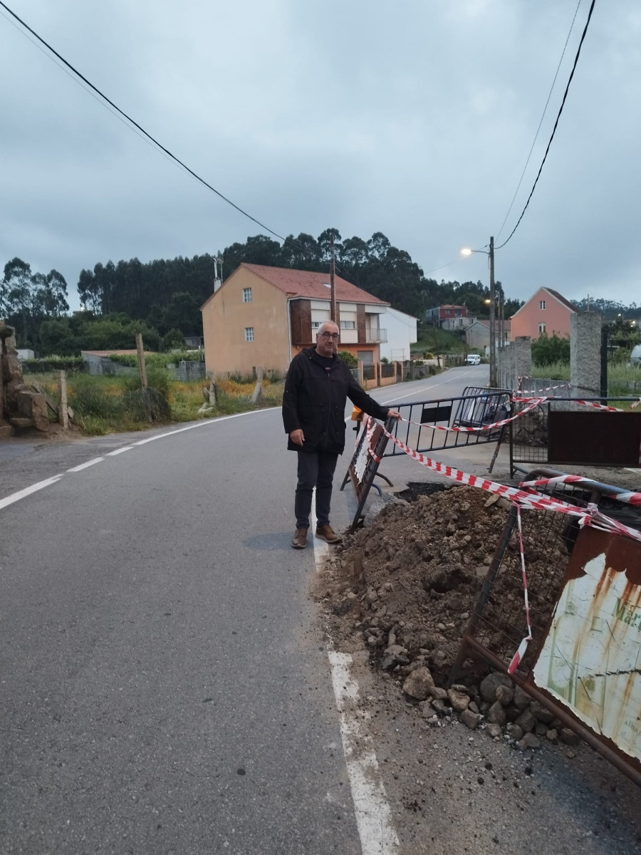 El BNG critica que el Concello no avance en la mejora de la red de abastecimiento de la vía EP-9101