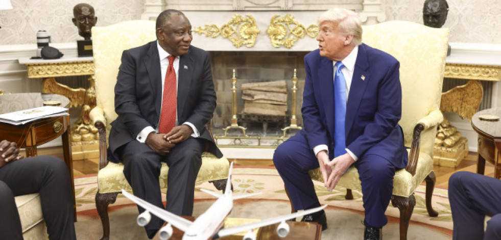 Trump y el presidente sudafricano chocan sobre si existe un genocidio contra los blancos
