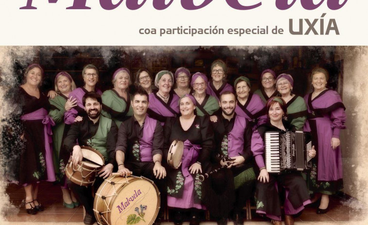 Malvela actuará en el auditorio de A Illa este sábado con la participación especial de Uxía