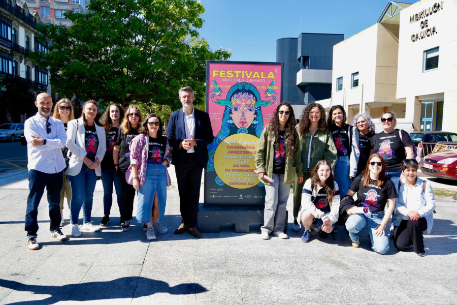 El Festivala pone a Vilagarcía a bailar la revolución feminista al ritmo de las Letras Galegas y las cantareiras