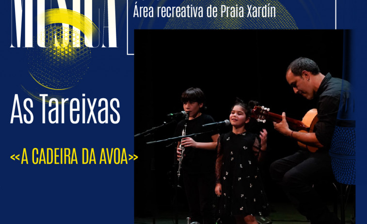 La Diputación llevará a Boiro un espectáculo de As Tareixas para celebrar la Festa da Música