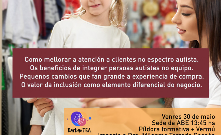 La ABE y Barbantea organizan una sesión de sensibilización frente al autismo en lo laboral