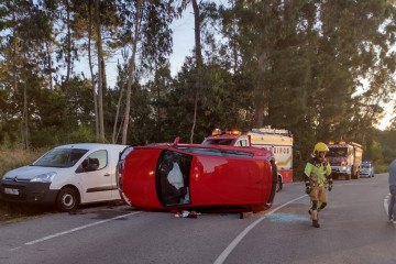 Accidente lugar Graso, concello Boiro