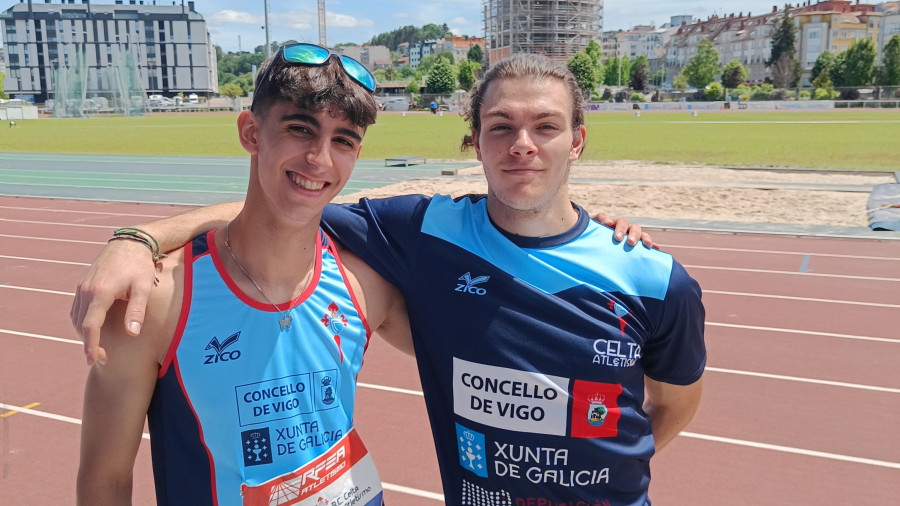 Xoel Otero y Álex César disputan con el Celta la Liga Nacional de Clubes