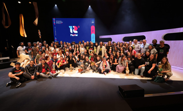 A Banda de Caldas, premiada nos Martín Códax da Música nunha gala co talento galego no centro