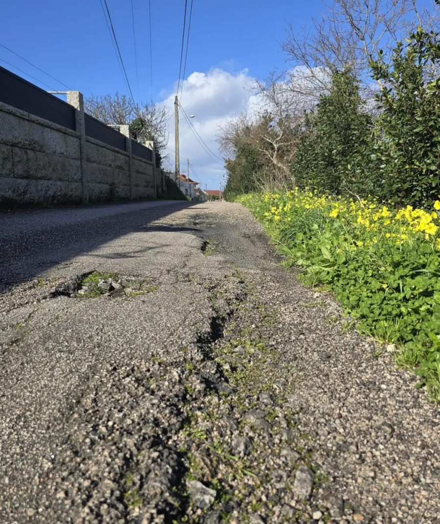 El BNG de Sanxenxo insta al gobierno municipal a solucionar el estado de deterioro de los caminos de Vilalonga