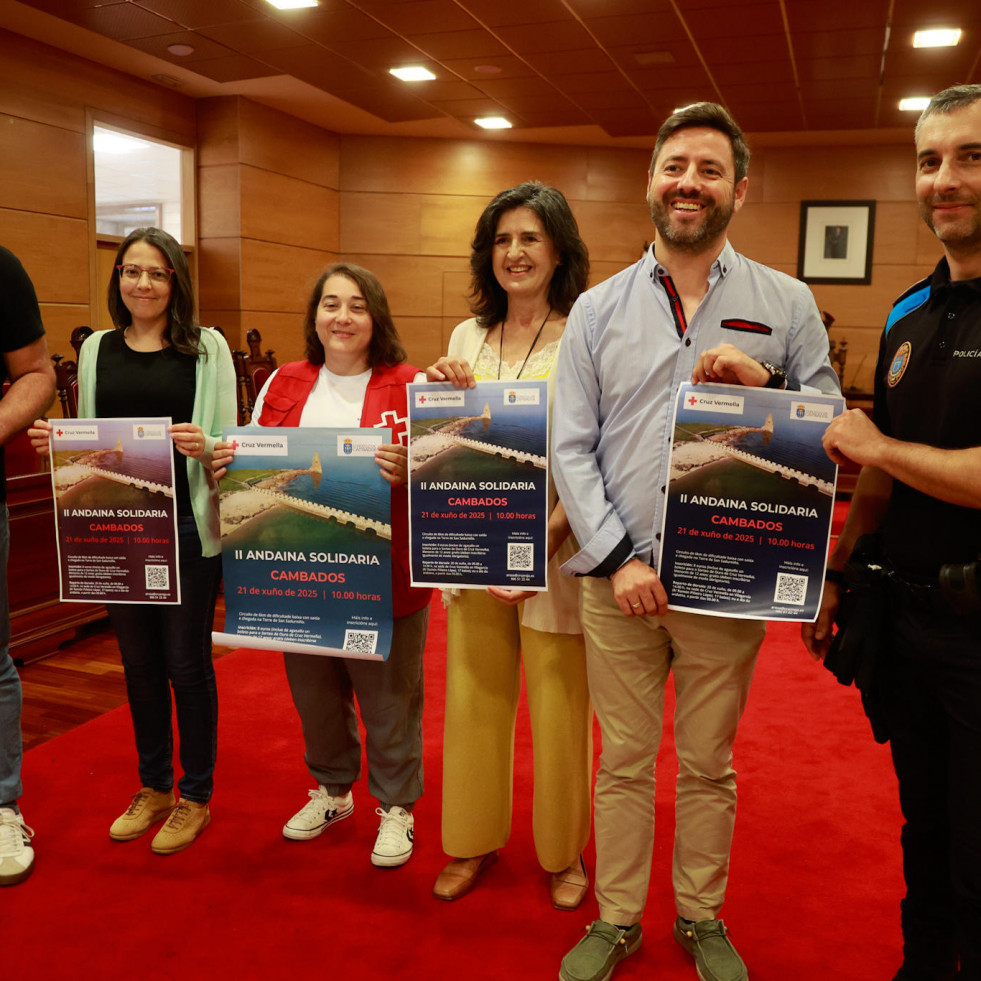 Cruz Roja celebrará la segunda edición de su Andaina Solidaria en Cambados desde la torre de San Sadurniño