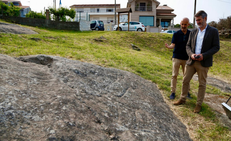Una reciente intervención en Os Ballotes revela nuevos elementos en las piedras