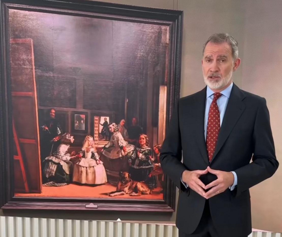 El vecino de Vilagarcía que ha conquistado el Prado celebra el éxito en redes con la presencia del Rey Felipe VI