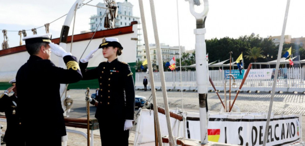 La princesa Leonor llega mañana a Nueva York a bordo del buque Juan Sebastián de Elcano
