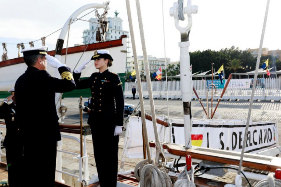 La princesa Leonor llega mañana a Nueva York a bordo del buque Juan Sebastián de Elcano