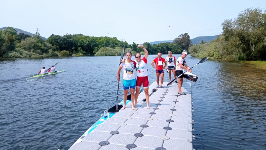 Antía Rodríguez y Nuria Santiago logran la plata en el Europeo máster