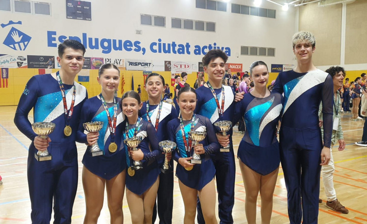El Club de Patinaje Ribeira celebra los éxitos en el Campeonato de España