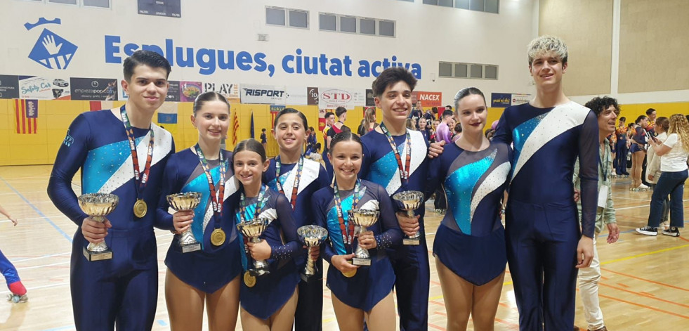 El Club de Patinaje Ribeira celebra los éxitos en el Campeonato de España