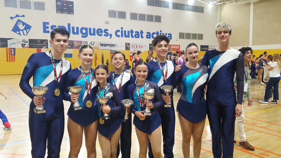 El Club de Patinaje Ribeira celebra los éxitos en el Campeonato de España