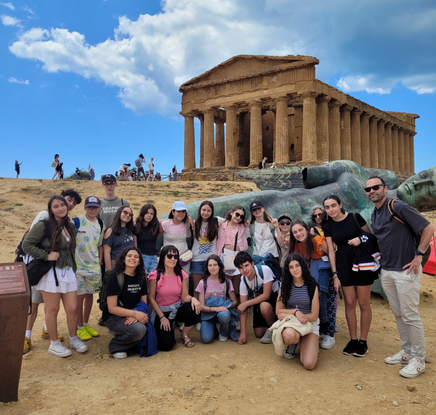 Alumnado del IES de Carril viaja a Sicilia a través del Erasmus