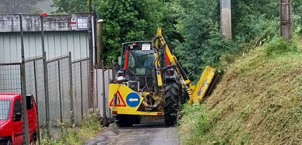 Caldas prioriza los caminos de acceso a fiestas parroquiales en su segunda fase de limpieza