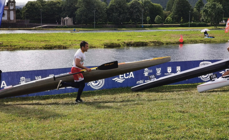 Tono Campos, Iván Alonso y Antonio Silva se quedan a las puertas del podio en la primera jornada del Europeo de Maratón