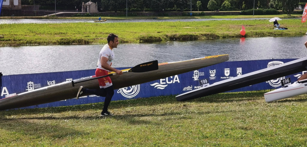 Tono Campos, Iván Alonso y Antonio Silva se quedan a las puertas del podio en la primera jornada del Europeo de Maratón