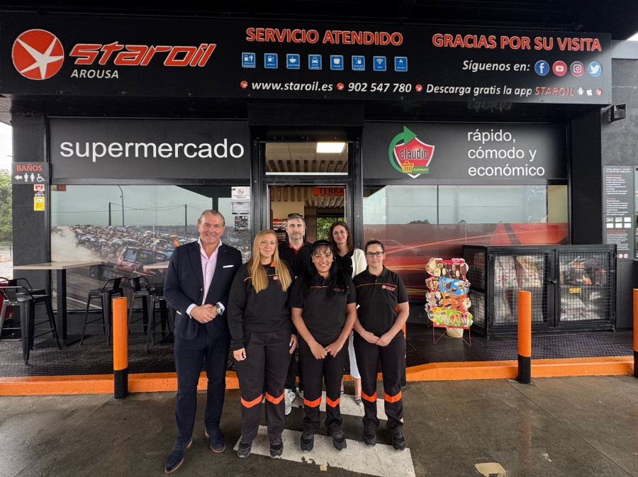 Gadisa Retail inaugura un Claudio Express en una estación de servicio de la Vía Rápida, en Cambados