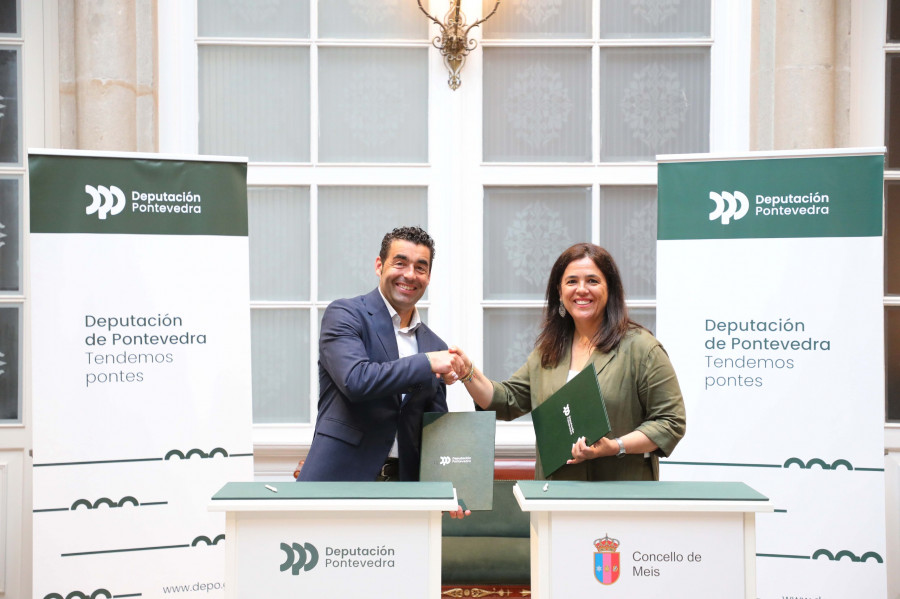 Meis renovará la Rúa Igrexa con una inversión de 480.000 euros financiada íntegramente por la Diputación