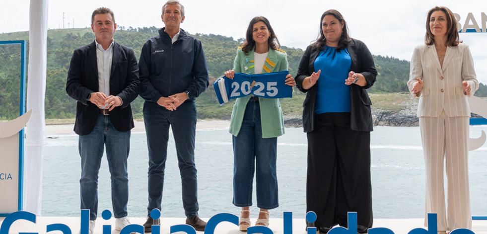 La playa pobrense de Cabío será la única barbanzana en la que este verano ondeará la Bandera Azul