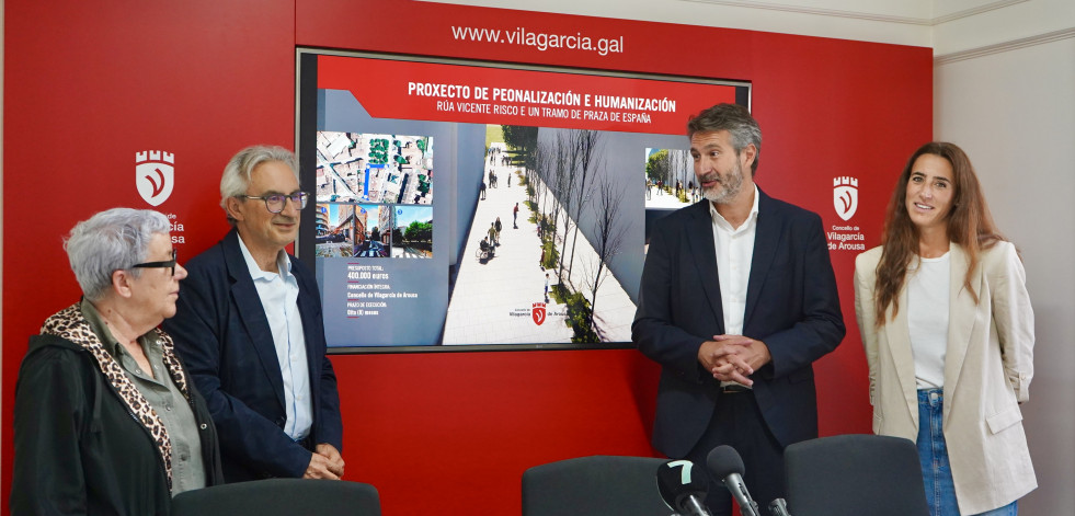 Ravella peatonalizará y humanizará Vicente Risco y el entorno de Praza de España con 400.000 euros