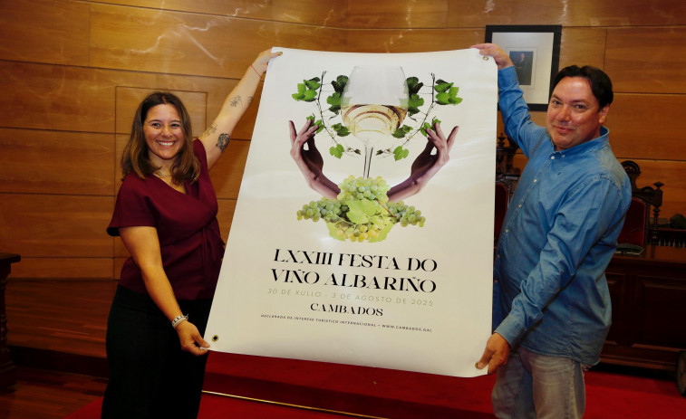 “Albar Festum”, de la lucense Estefanía Gozal, será la imagen de la LXXIII Festa do Albariño